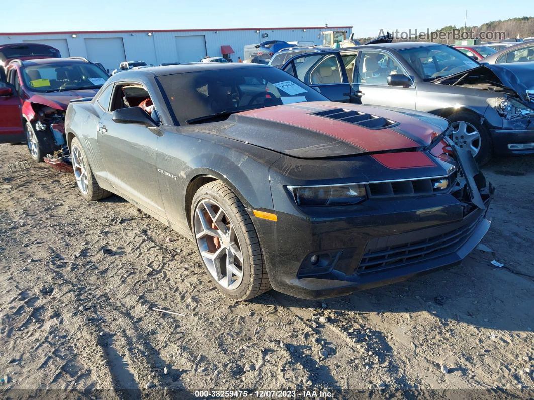 2015 Chevrolet Camaro 1ss Black vin: 2G1FG1EW5F9306739