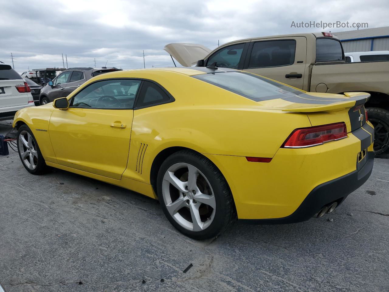 2015 Chevrolet Camaro Ss Желтый vin: 2G1FG1EW6F9142286