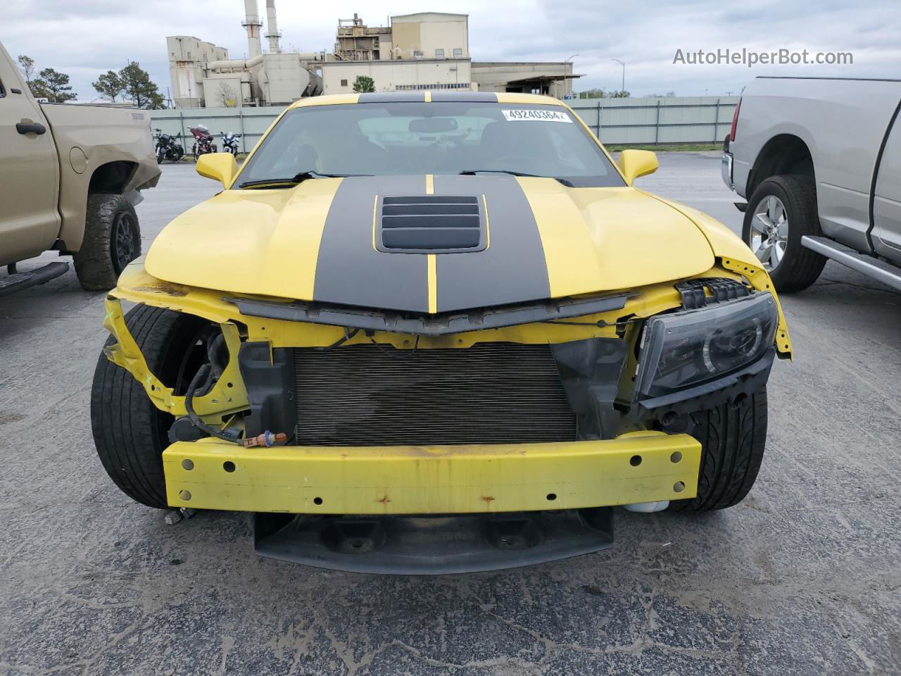 2015 Chevrolet Camaro Ss Yellow vin: 2G1FG1EW6F9142286