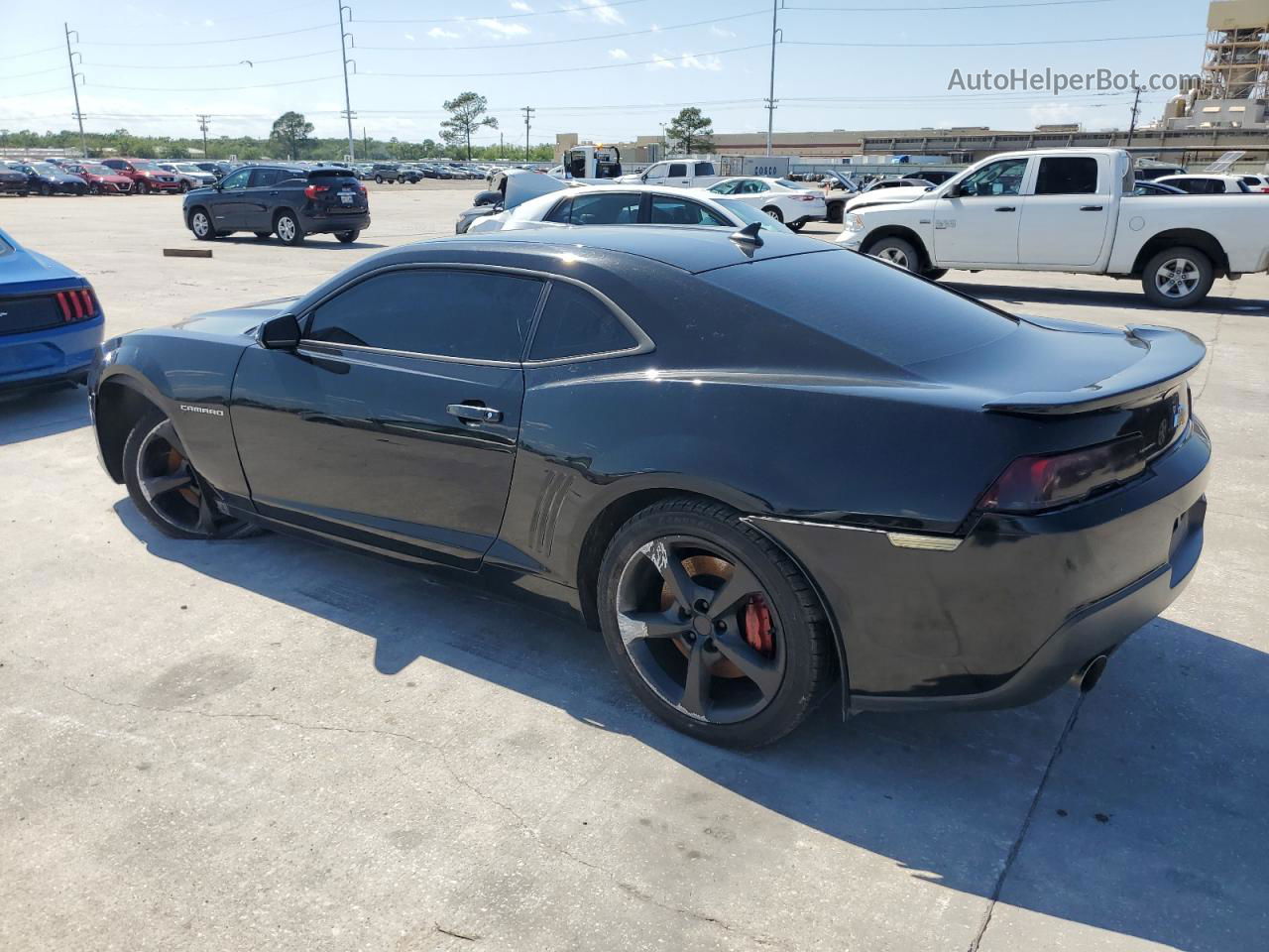 2015 Chevrolet Camaro Ss Black vin: 2G1FH1EJ9F9219167