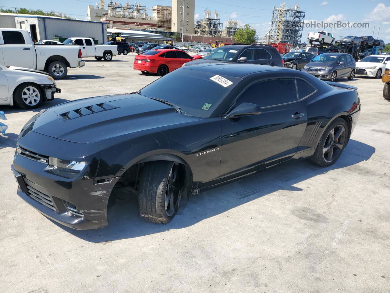 2015 Chevrolet Camaro Ss Black vin: 2G1FH1EJ9F9219167