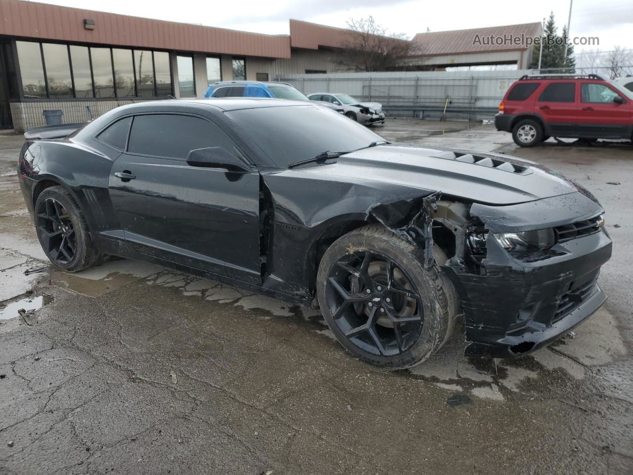 2015 Chevrolet Camaro Ss Black vin: 2G1FH1EJXF9302364