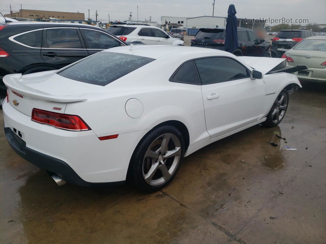 2014 Chevrolet Camaro Ss White vin: 2G1FJ1EJ0E9194324