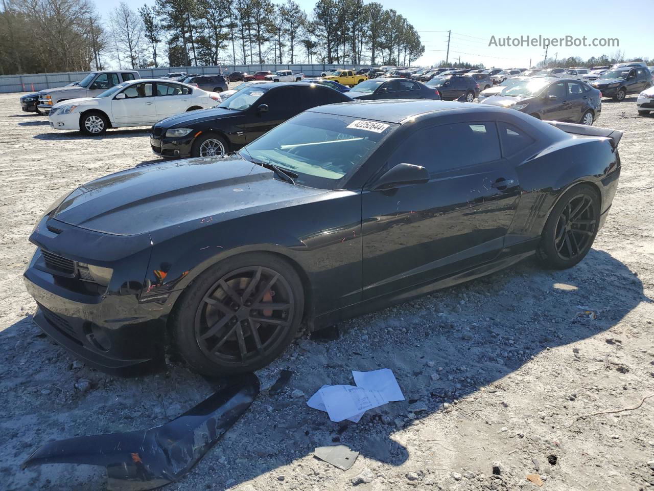 2010 Chevrolet Camaro Ss Черный vin: 2G1FJ1EJ3A9132619