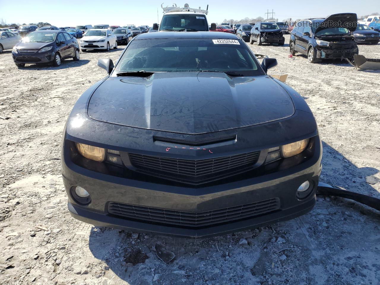 2010 Chevrolet Camaro Ss Black vin: 2G1FJ1EJ3A9132619