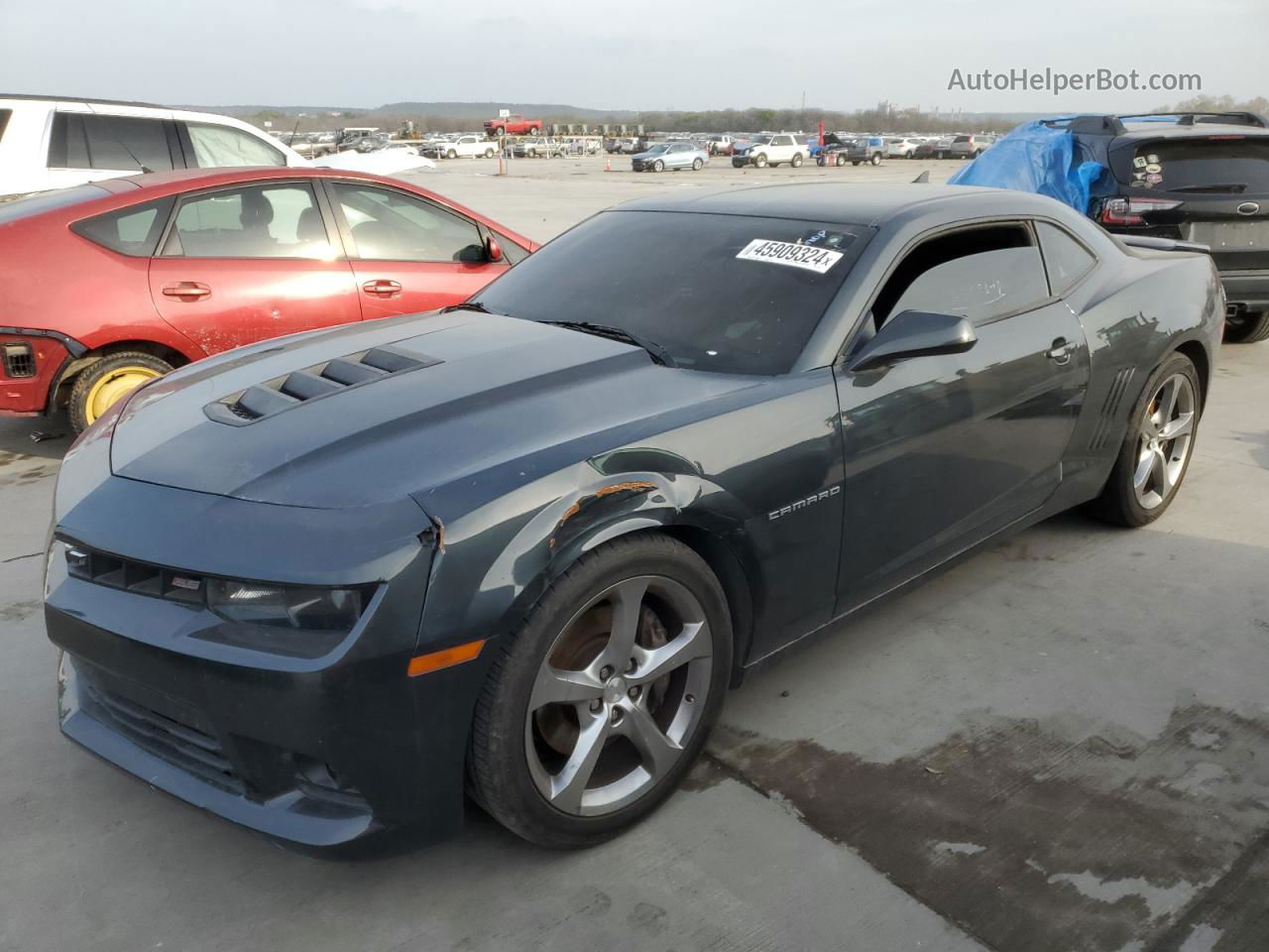 2014 Chevrolet Camaro Ss Gray vin: 2G1FJ1EJ4E9207981