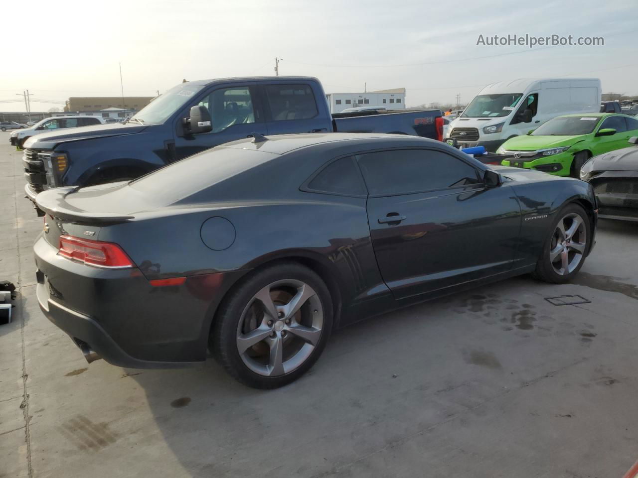 2014 Chevrolet Camaro Ss Gray vin: 2G1FJ1EJ4E9207981