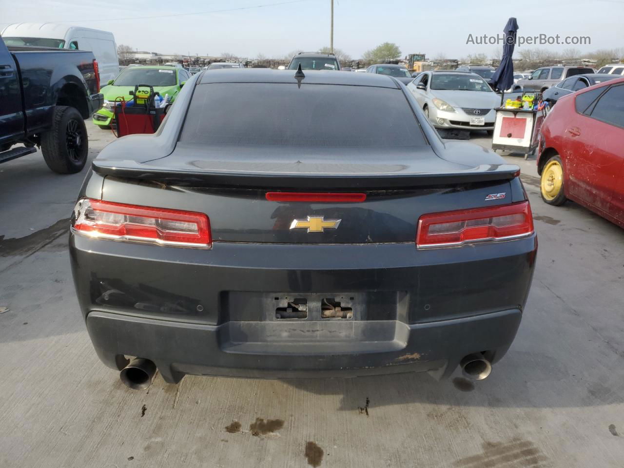 2014 Chevrolet Camaro Ss Gray vin: 2G1FJ1EJ4E9207981