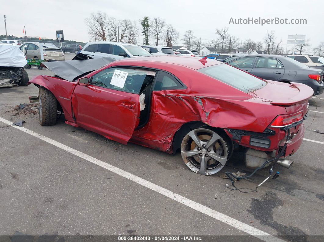 2014 Chevrolet Camaro 1ss Red vin: 2G1FJ1EJ7E9211118