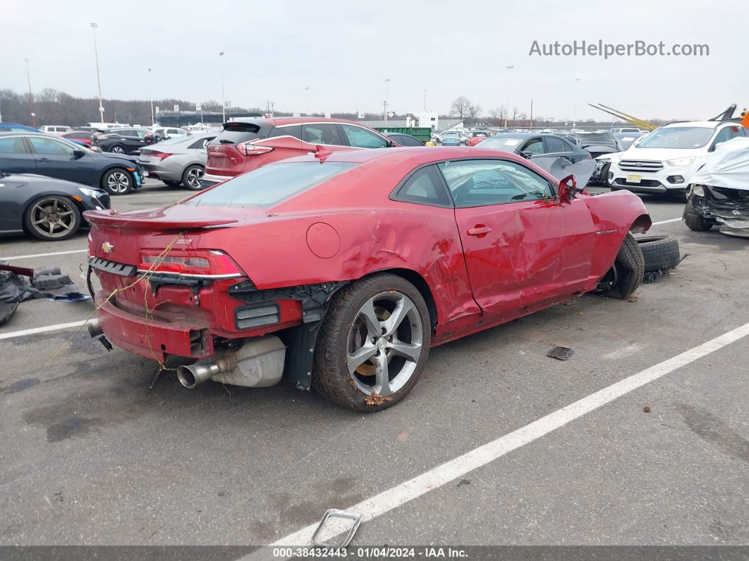 2014 Chevrolet Camaro 1ss Red vin: 2G1FJ1EJ7E9211118