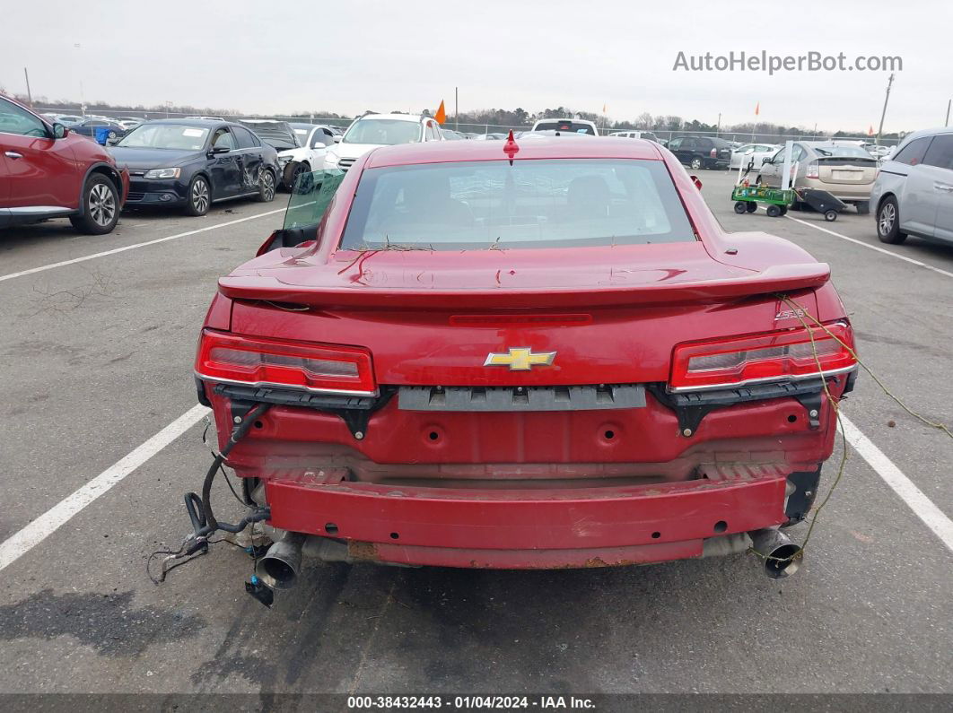 2014 Chevrolet Camaro 1ss Red vin: 2G1FJ1EJ7E9211118