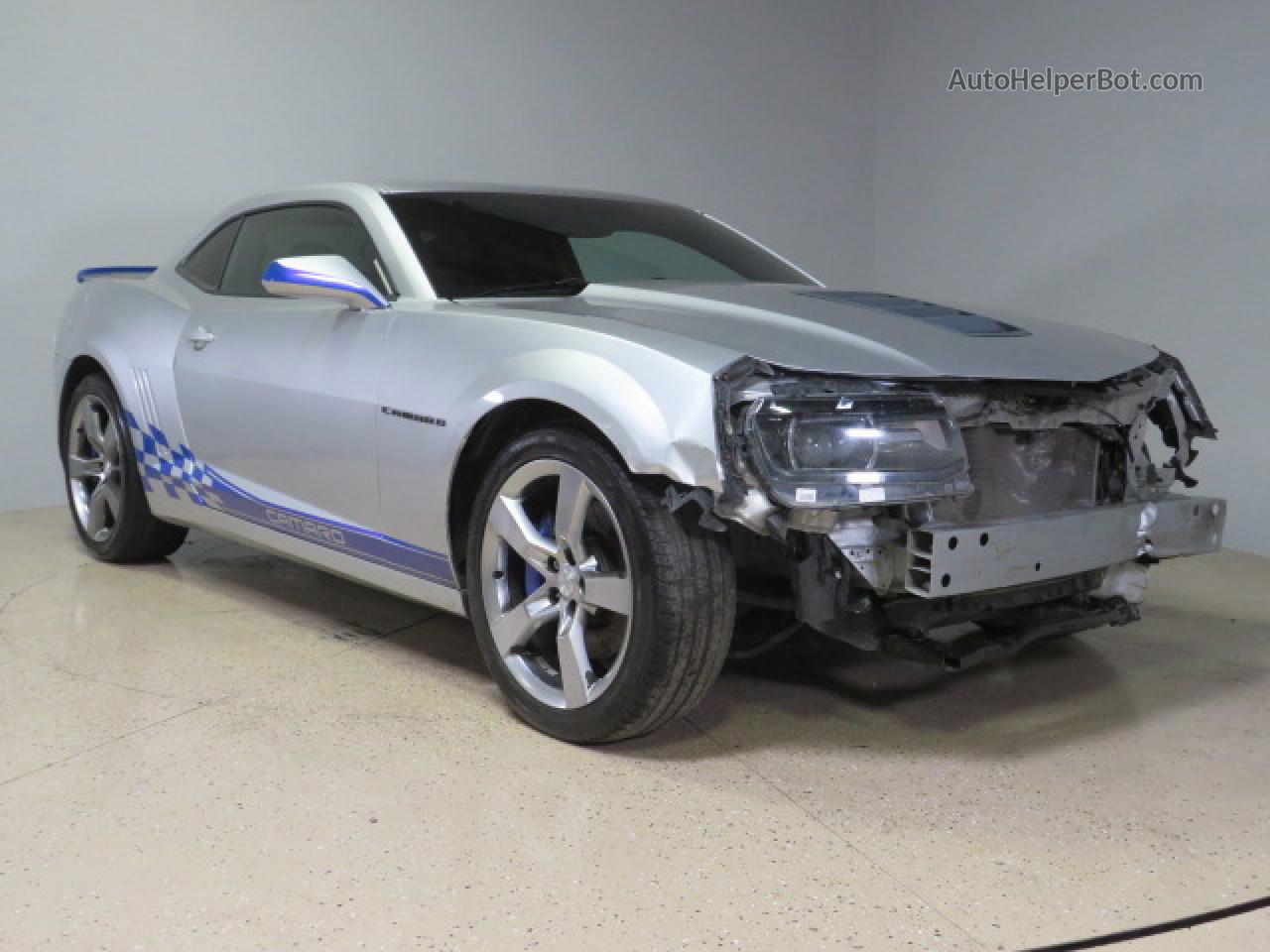 2014 Chevrolet Camaro Ss Silver vin: 2G1FJ1EJXE9300732