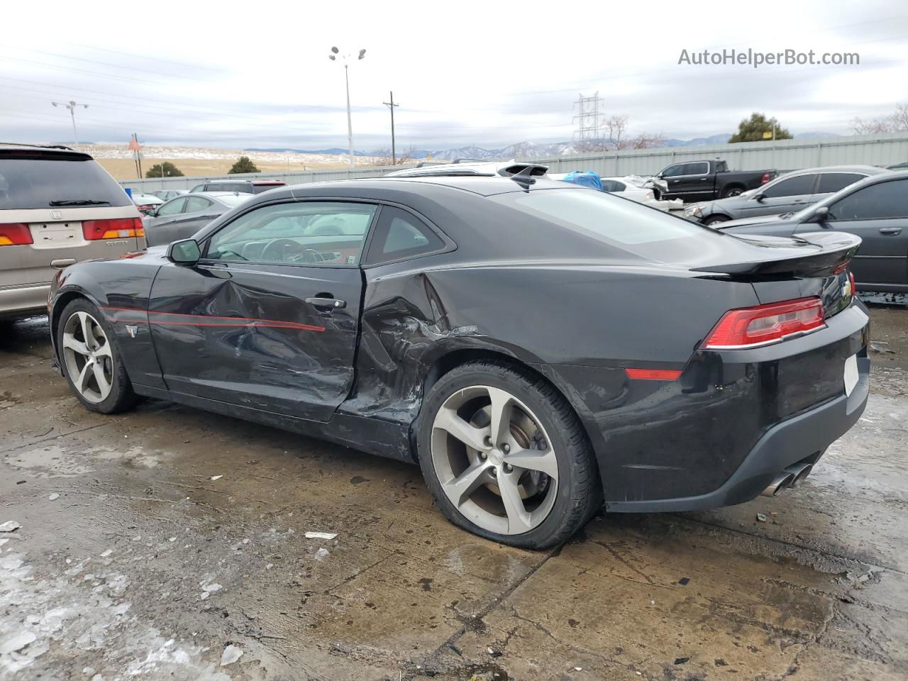 2015 Chevrolet Camaro 2ss Black vin: 2G1FJ1EW9F9210033