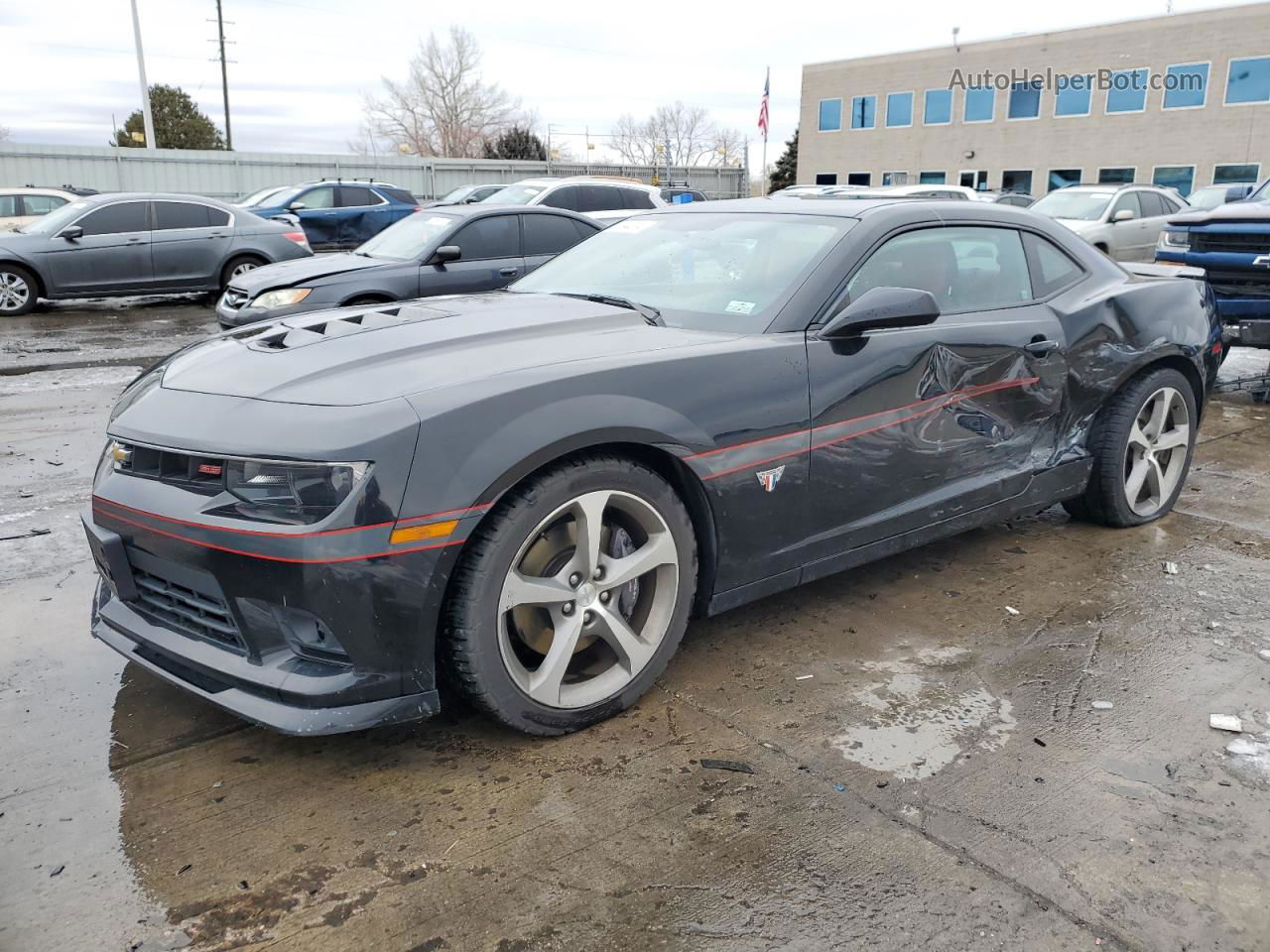 2015 Chevrolet Camaro 2ss Black vin: 2G1FJ1EW9F9210033