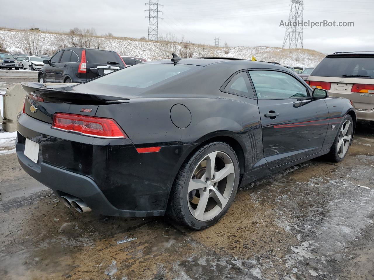 2015 Chevrolet Camaro 2ss Black vin: 2G1FJ1EW9F9210033