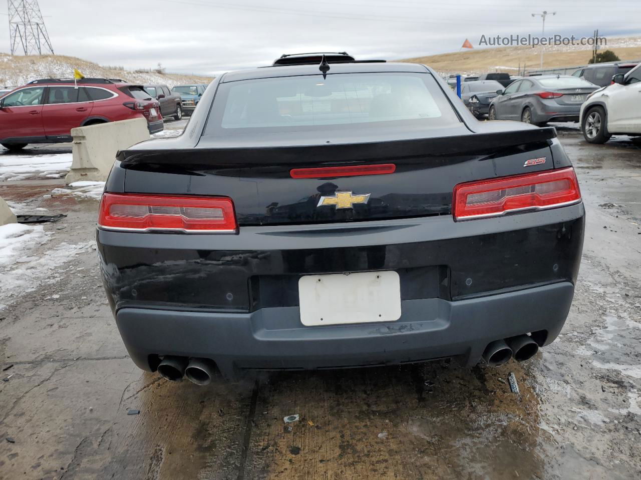 2015 Chevrolet Camaro 2ss Black vin: 2G1FJ1EW9F9210033