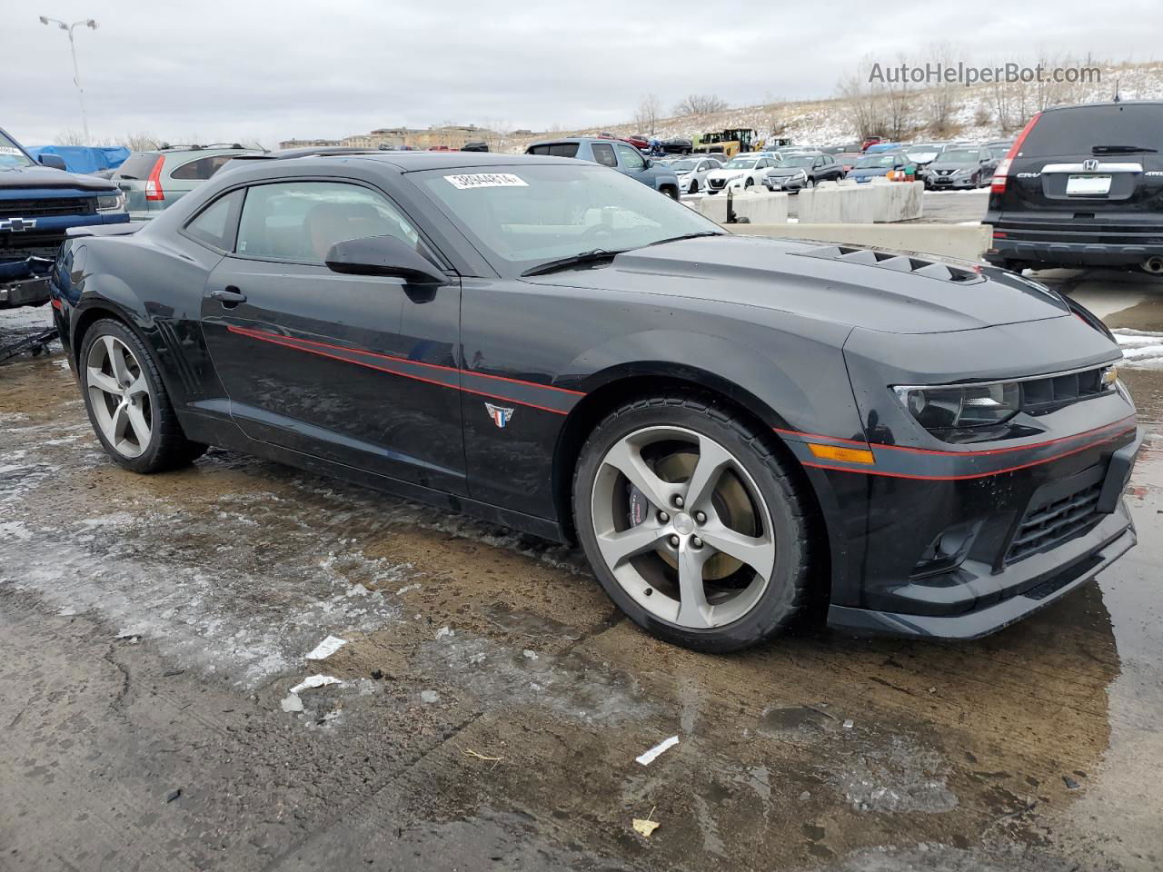 2015 Chevrolet Camaro 2ss Black vin: 2G1FJ1EW9F9210033