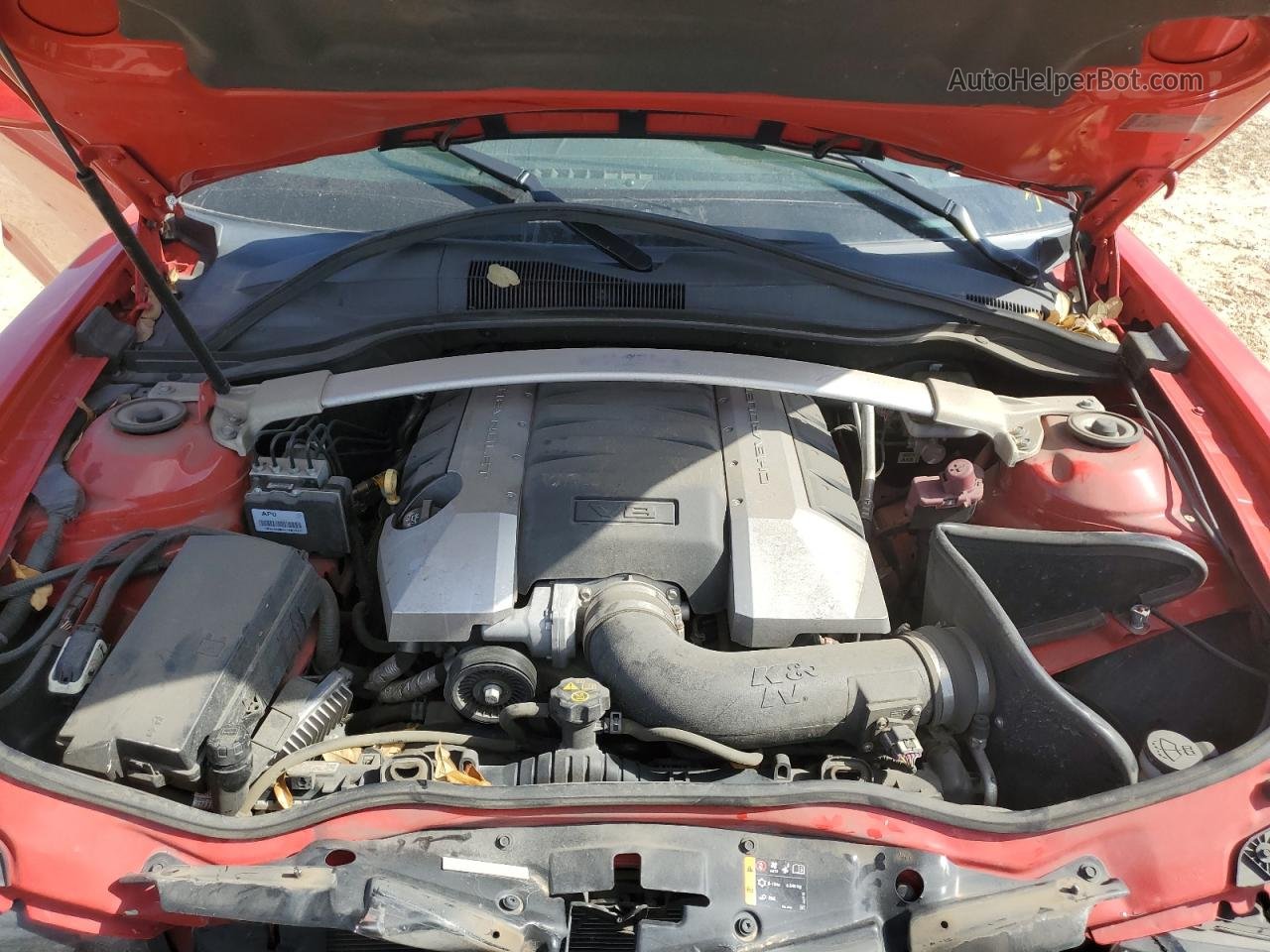 2014 Chevrolet Camaro Ss Red vin: 2G1FJ3DJ3E9304439