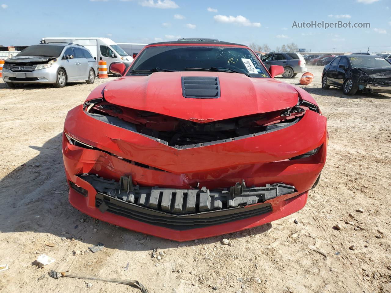 2014 Chevrolet Camaro Ss Red vin: 2G1FJ3DJ3E9304439