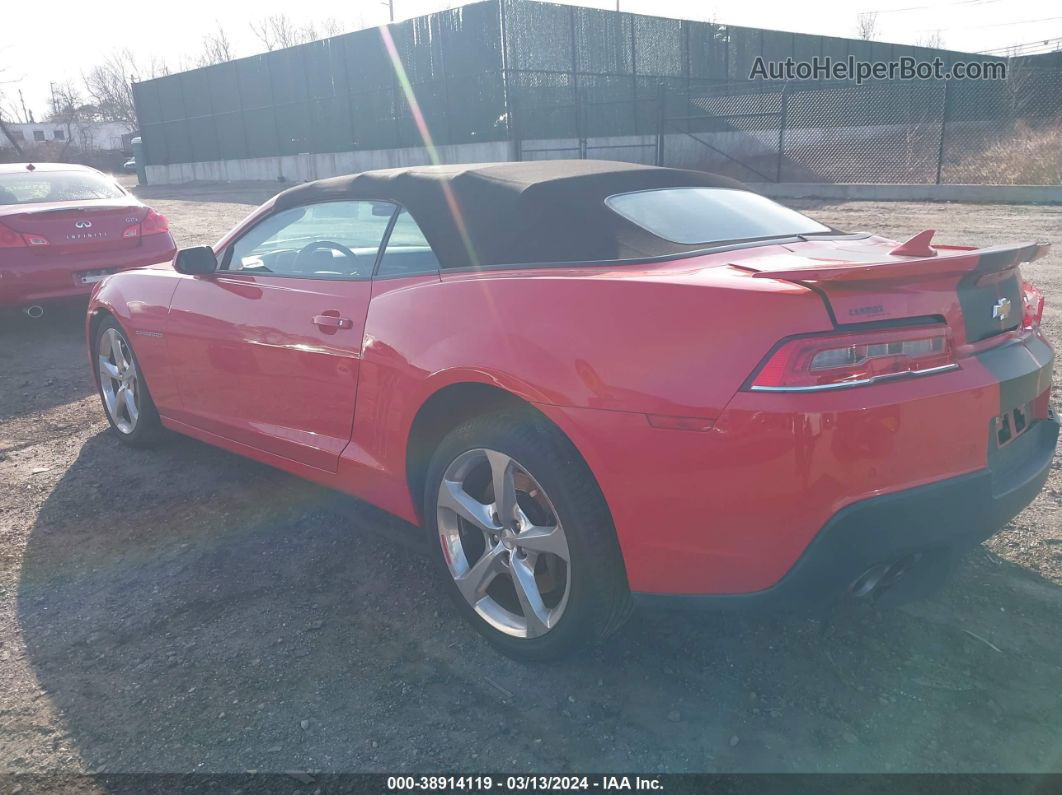 2015 Chevrolet Camaro 2ss Red vin: 2G1FJ3DW9F9287479