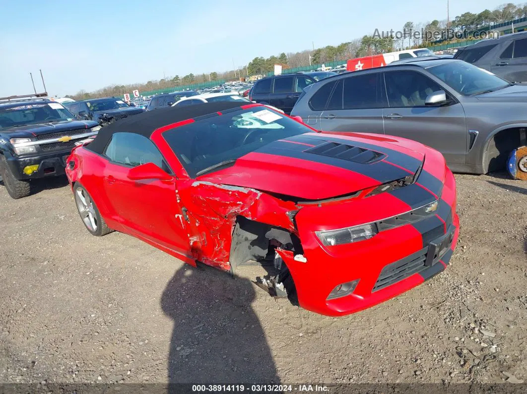 2015 Chevrolet Camaro 2ss Red vin: 2G1FJ3DW9F9287479