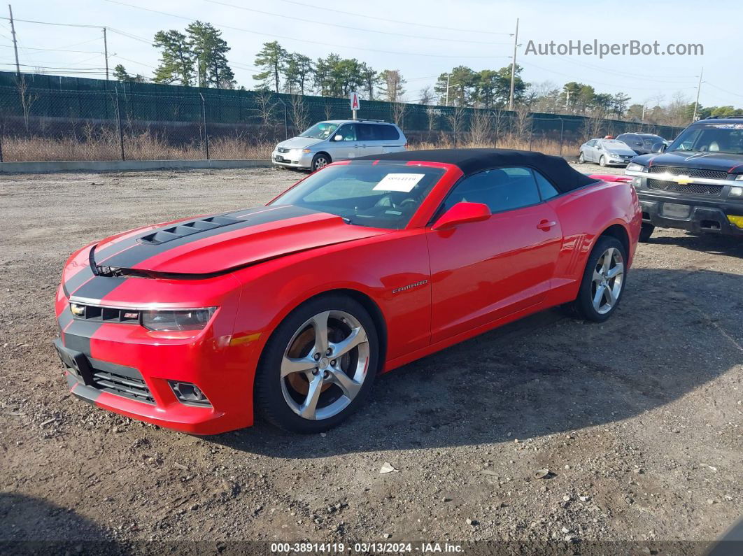 2015 Chevrolet Camaro 2ss Red vin: 2G1FJ3DW9F9287479