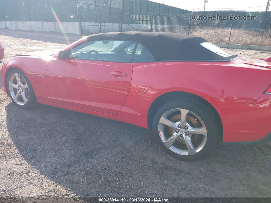 2015 Chevrolet Camaro 2ss Red vin: 2G1FJ3DW9F9287479