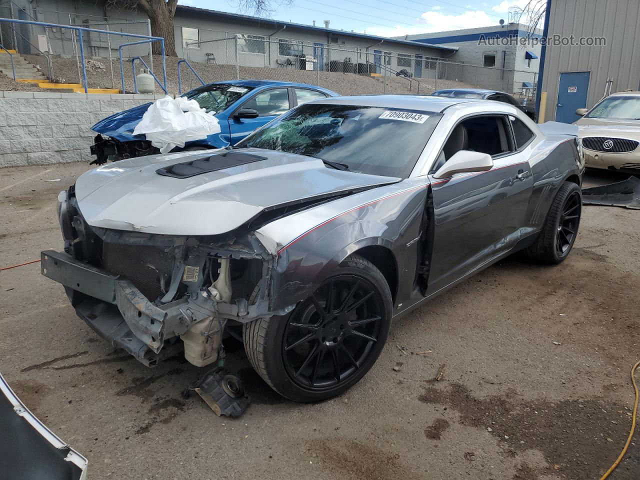 2010 Chevrolet Camaro Ss Gray vin: 2G1FK1EJ0A9112020