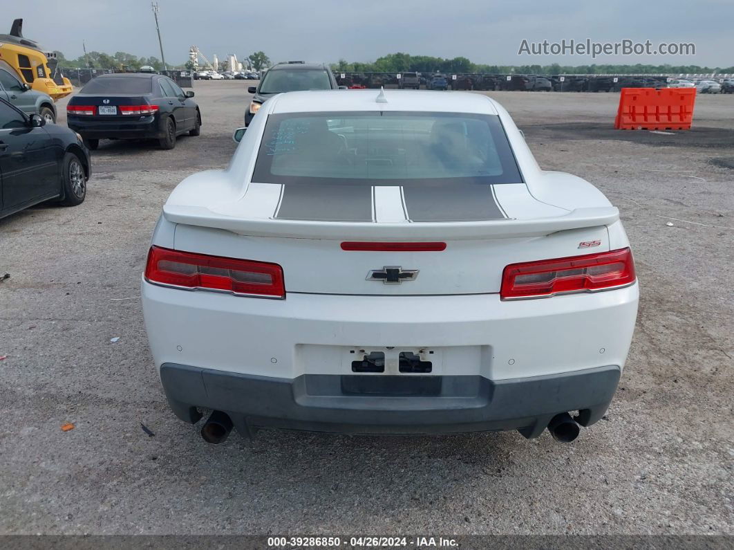 2014 Chevrolet Camaro 2ss White vin: 2G1FK1EJ0E9260206