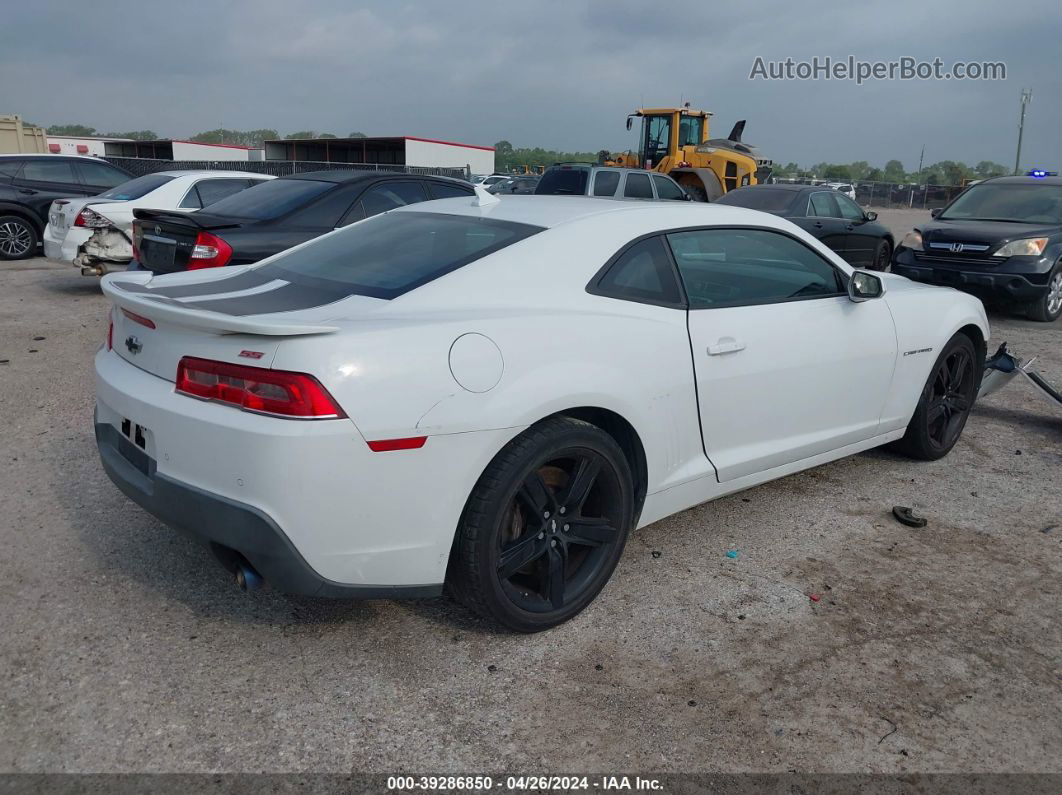 2014 Chevrolet Camaro 2ss White vin: 2G1FK1EJ0E9260206