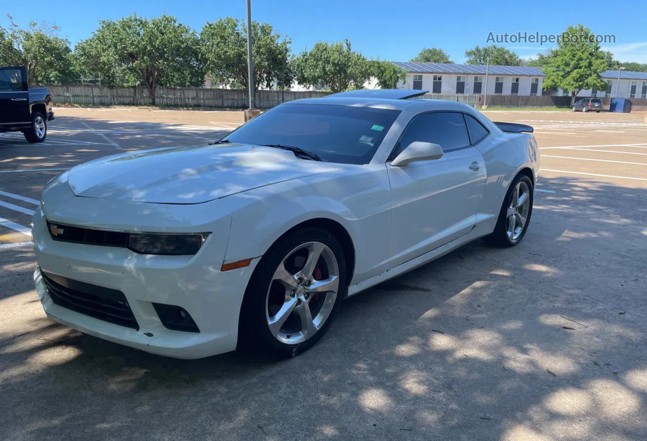 2014 Chevrolet Camaro 2ss White vin: 2G1FK1EJ0E9268998