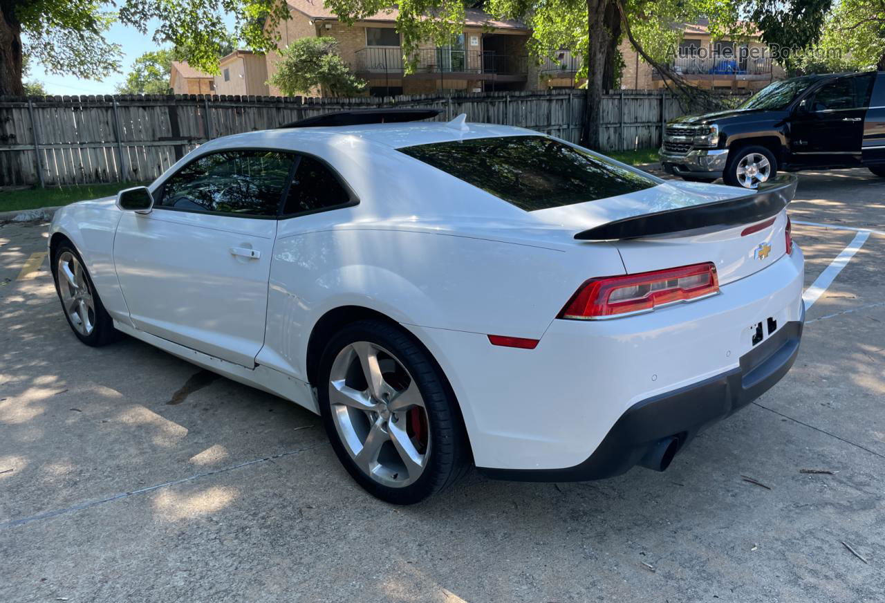 2014 Chevrolet Camaro 2ss White vin: 2G1FK1EJ0E9268998