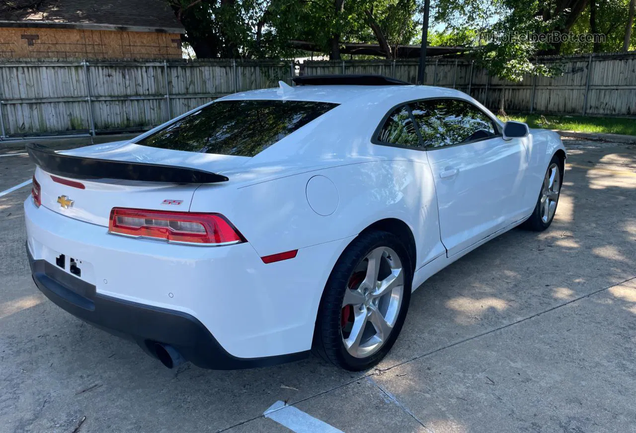 2014 Chevrolet Camaro 2ss White vin: 2G1FK1EJ0E9268998