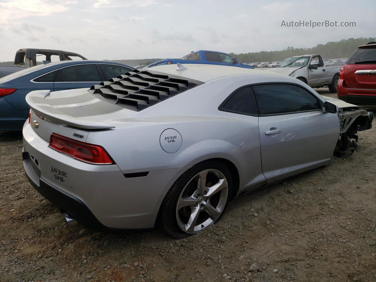 2014 Chevrolet Camaro 2ss Silver vin: 2G1FK1EJ0E9323224