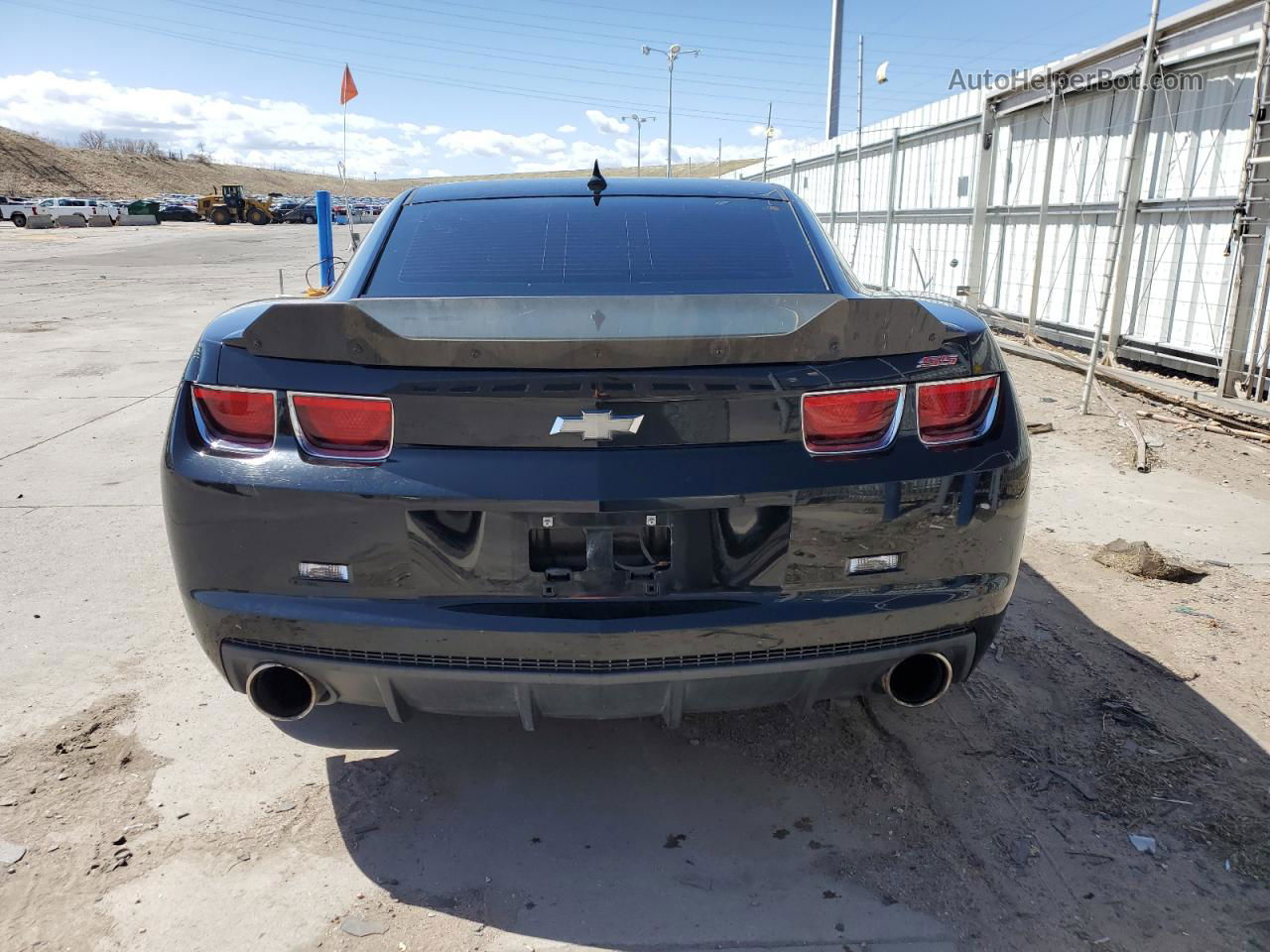 2010 Chevrolet Camaro Ss Black vin: 2G1FK1EJ1A9144829