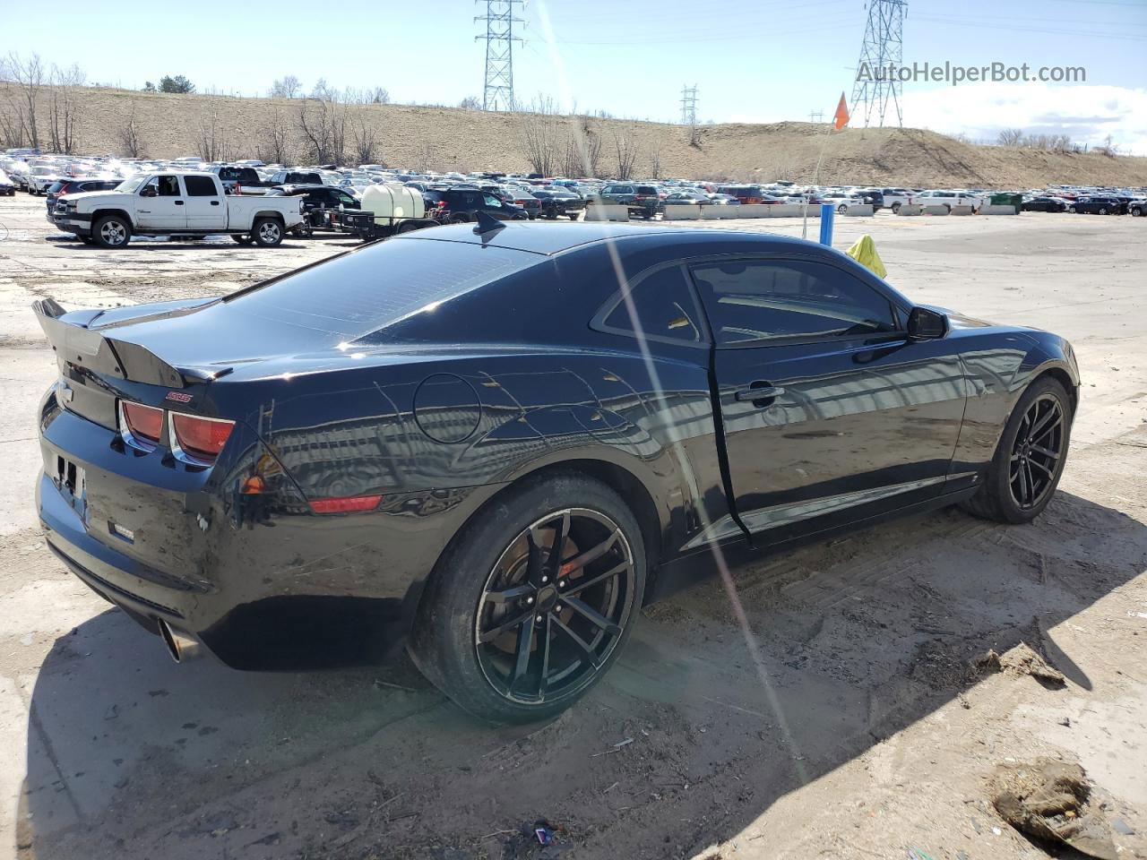 2010 Chevrolet Camaro Ss Black vin: 2G1FK1EJ1A9144829