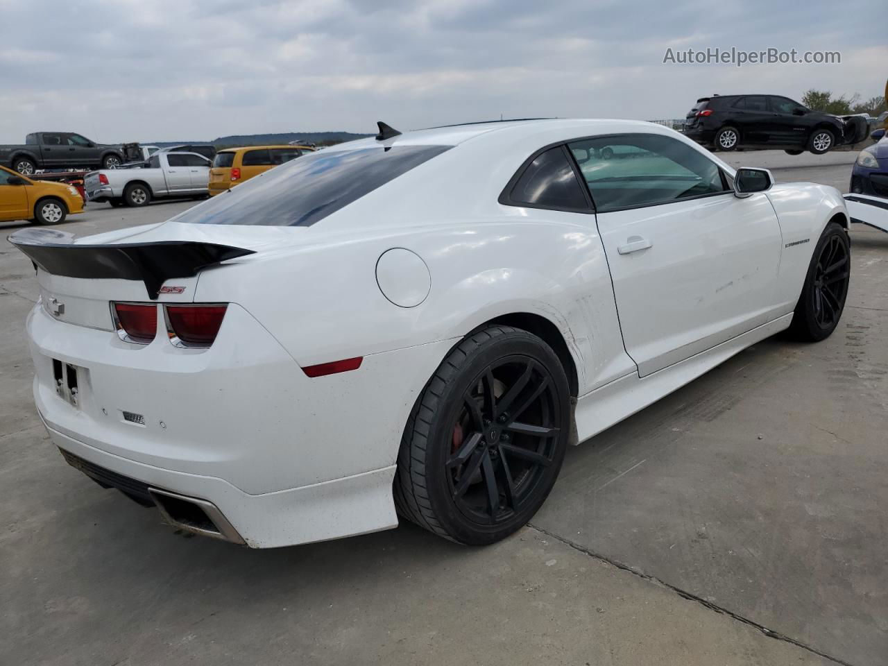 2010 Chevrolet Camaro Ss White vin: 2G1FK1EJ1A9166281