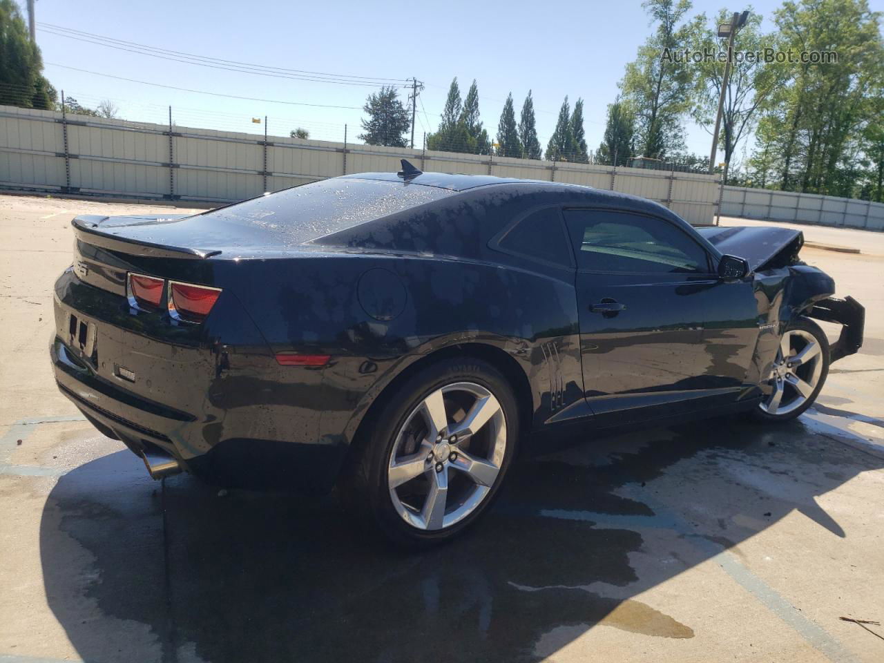 2010 Chevrolet Camaro Ss Black vin: 2G1FK1EJ1A9218606