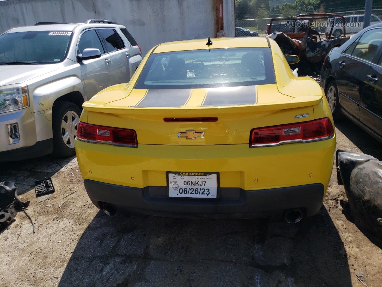 2014 Chevrolet Camaro 2ss Желтый vin: 2G1FK1EJ1E9213654