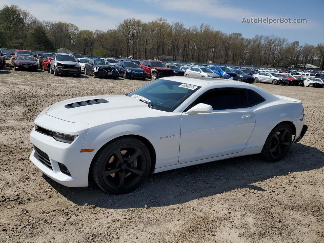 2014 Chevrolet Camaro 2ss White vin: 2G1FK1EJ1E9218482