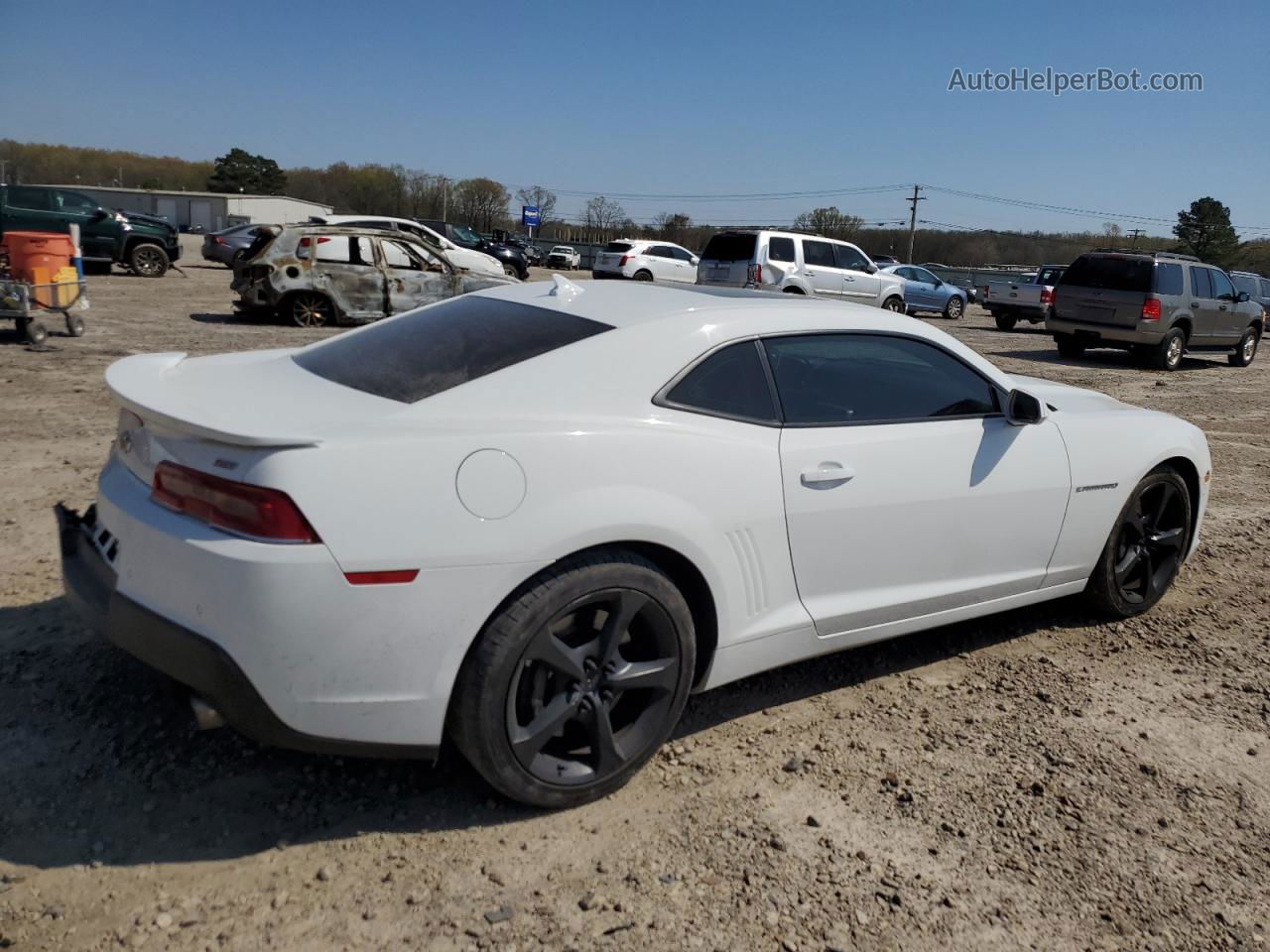 2014 Chevrolet Camaro 2ss White vin: 2G1FK1EJ1E9218482