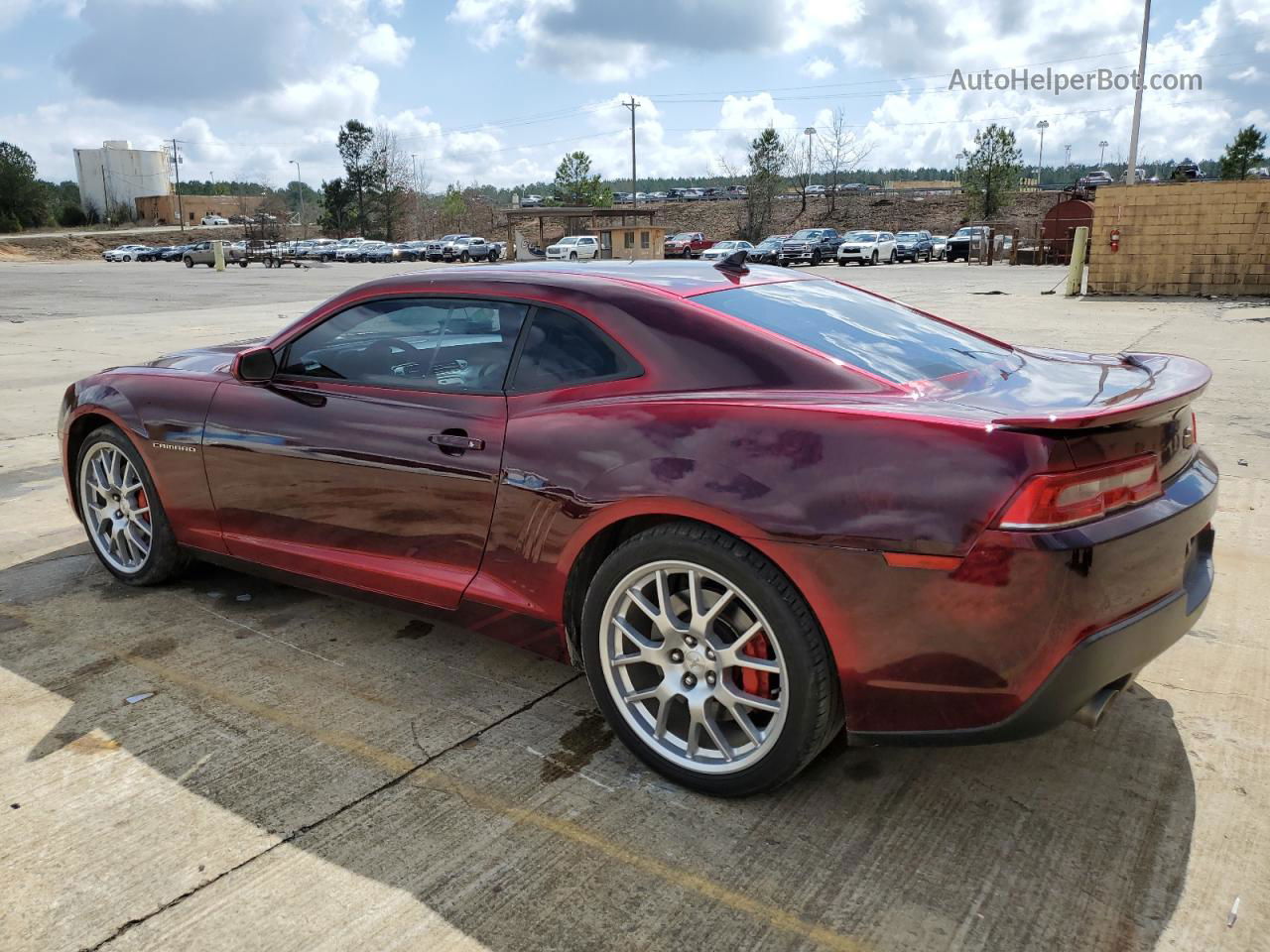 2014 Chevrolet Camaro 2ss Burgundy vin: 2G1FK1EJ1E9230342