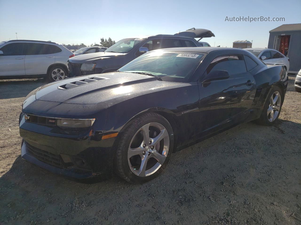 2015 Chevrolet Camaro 2ss Black vin: 2G1FK1EJ1F9268624