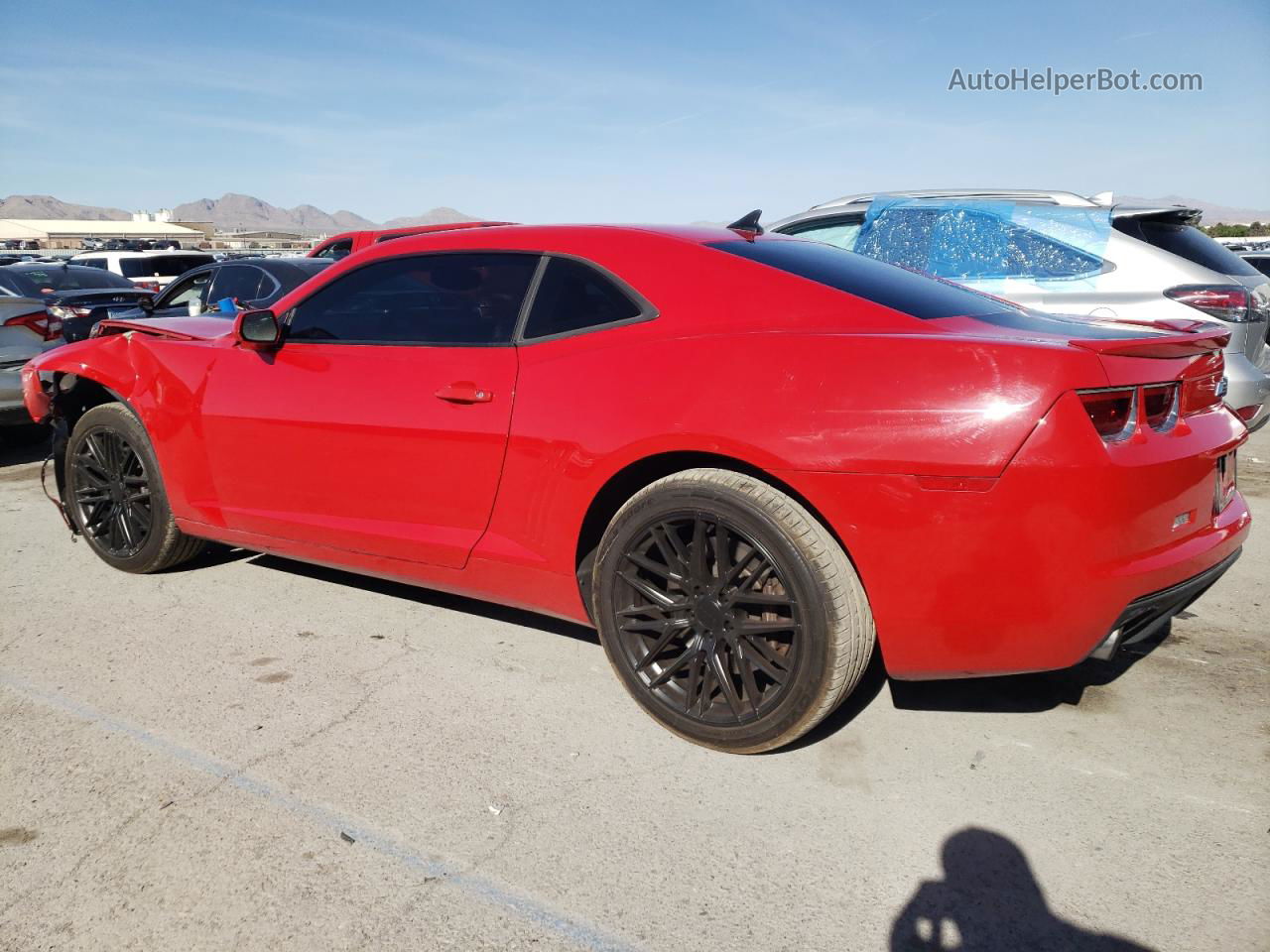 2010 Chevrolet Camaro Ss Red vin: 2G1FK1EJ2A9132334