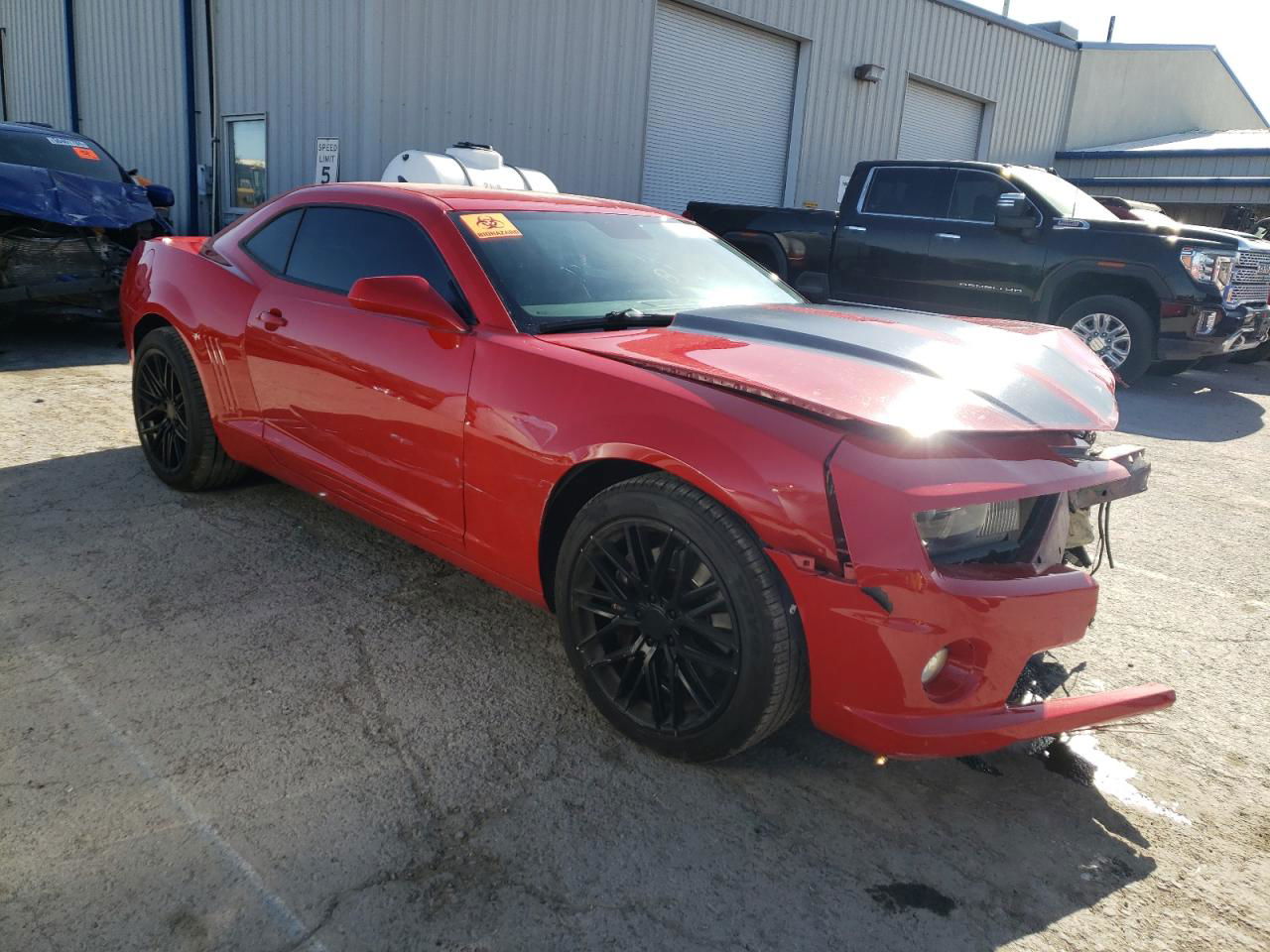 2010 Chevrolet Camaro Ss Red vin: 2G1FK1EJ2A9132334