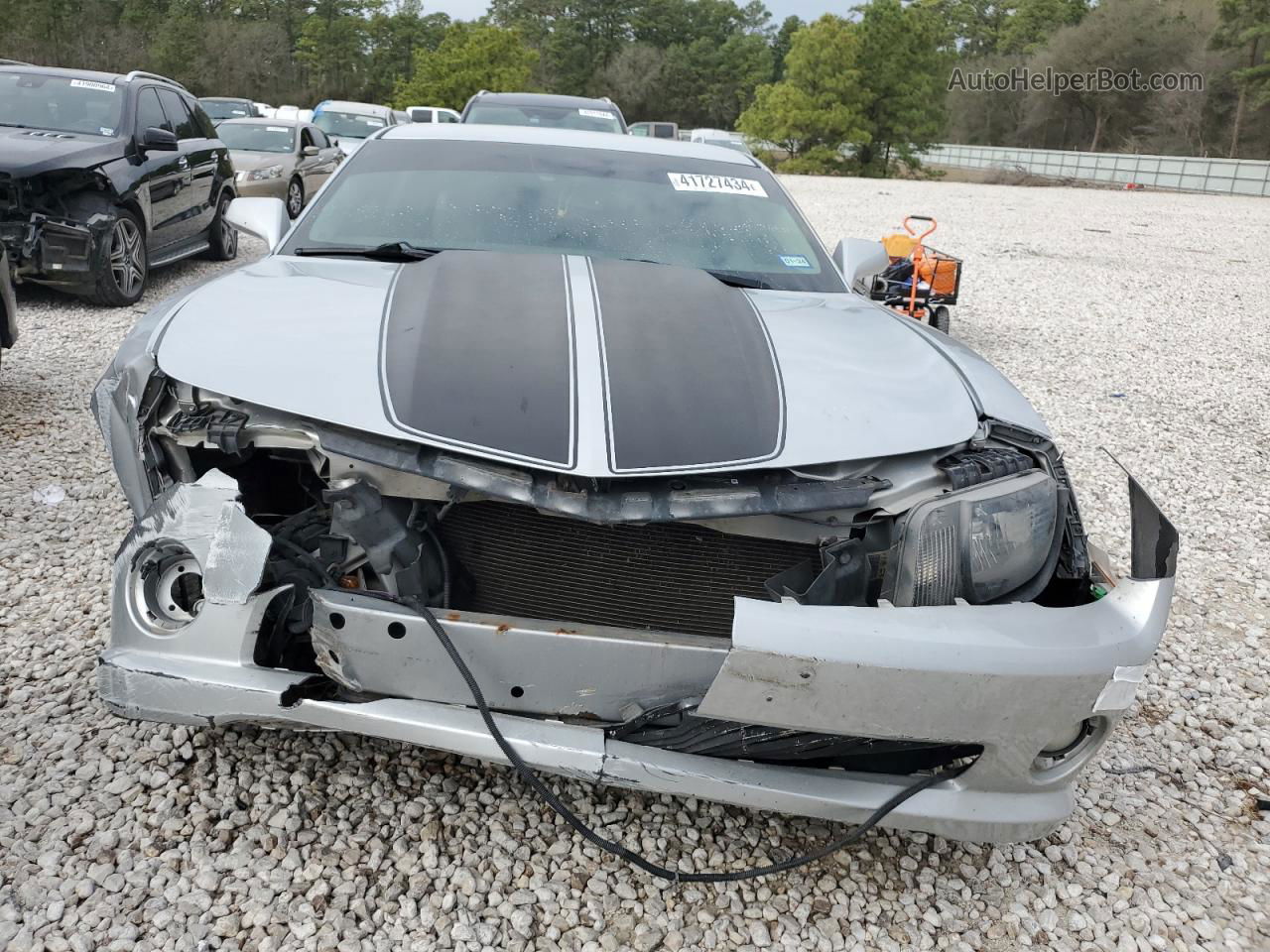 2010 Chevrolet Camaro Ss Silver vin: 2G1FK1EJ2A9147612