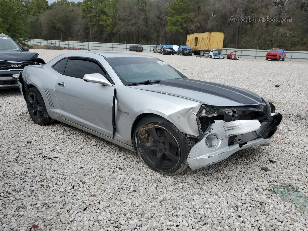 2010 Chevrolet Camaro Ss Silver vin: 2G1FK1EJ2A9147612