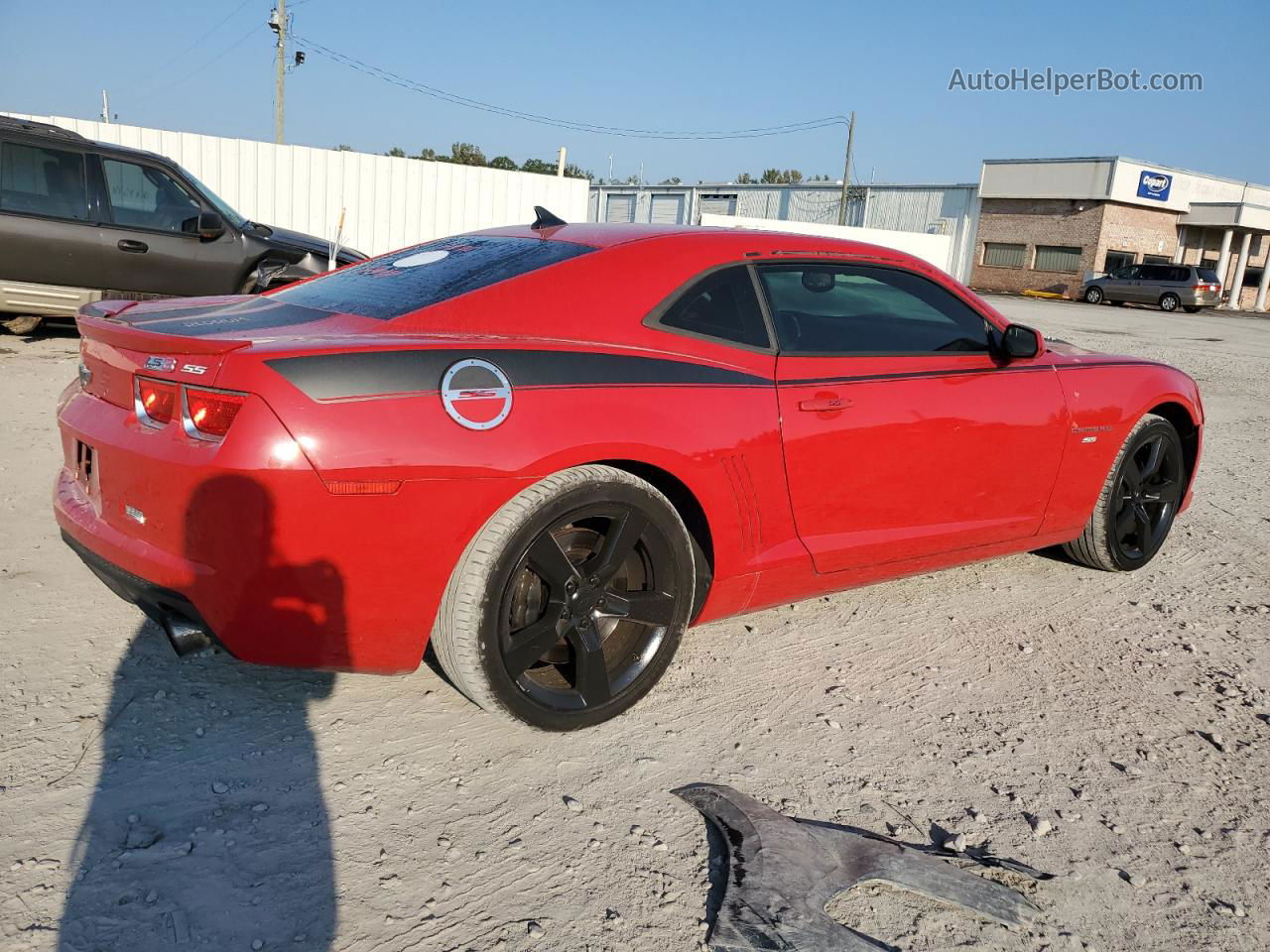 2010 Chevrolet Camaro Ss Red vin: 2G1FK1EJ2A9169352