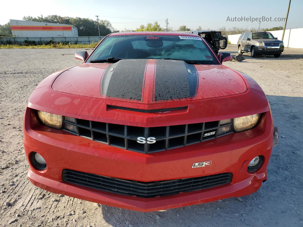 2010 Chevrolet Camaro Ss Red vin: 2G1FK1EJ2A9169352