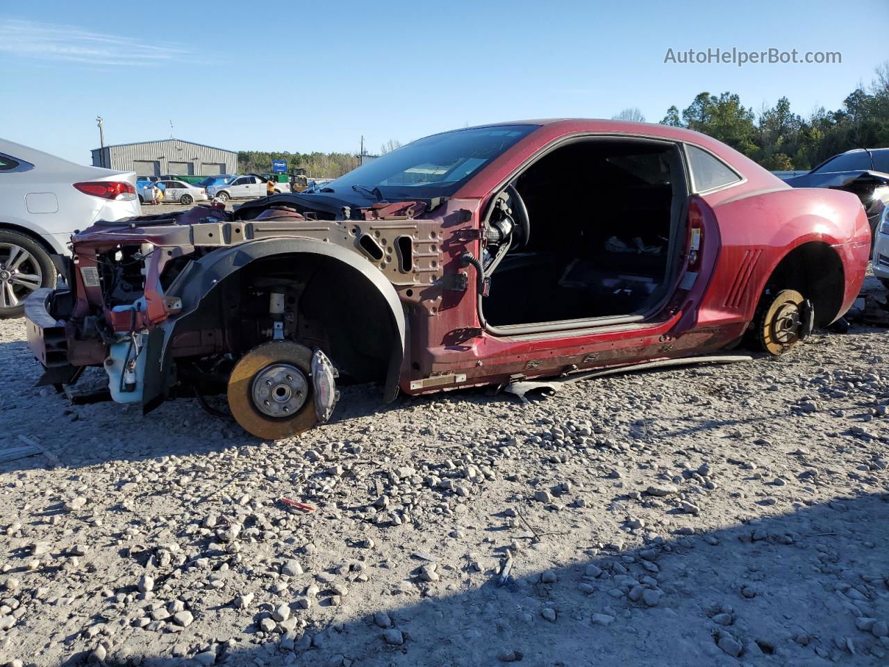 2010 Chevrolet Camaro Ss Red vin: 2G1FK1EJ2A9196177